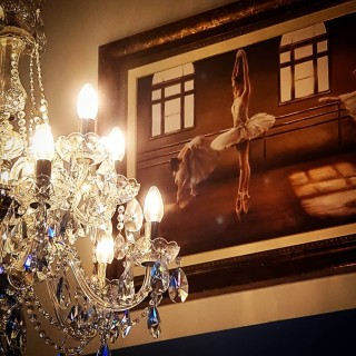 Ballerinas by the Chandelier